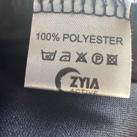 Zyia Active Rainbow Clubhouse Women's Short Sleeve Polo Top Size Large L 📦 - Picture 8 of 11